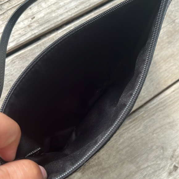 Coach Black Yellow Signature Patchwork Leather Wristlet - Picture 9 of 9